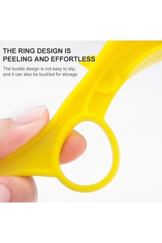 Cbtx Paslanmaz Çelik Bıçak Plastik Saplı Yaratıcı Soyucu Dönen Stil Meyve Bıçağı Rastgele Renk Teslimatı