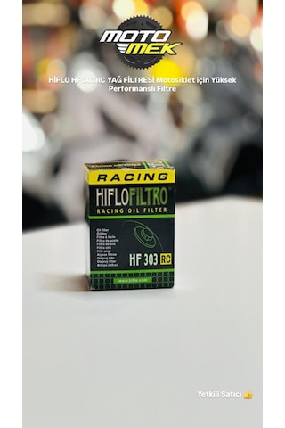 Hiflo Hf 303rc Yağ Filtresi Motosiklet İçin Yüksek Performanslı Filtre