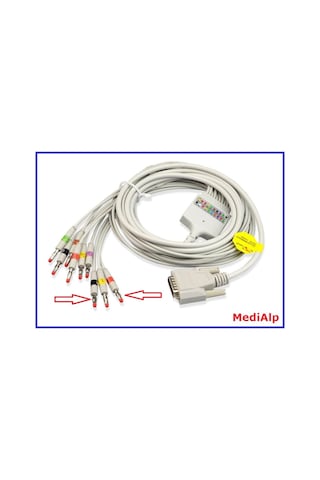 Ekg Kablosu 10 Lead Üniversal Tip Banana Uçlu (Tpu Kablo.1 Sinif)