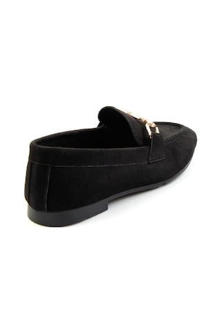 Bambi Siyah Kadın Loafer Ayakkabı K01503727102 Siyah