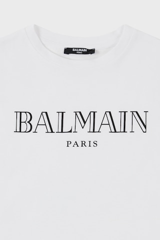 Balmain Çocuk T Shirt 6m8721 Mx030 100 Beyaz