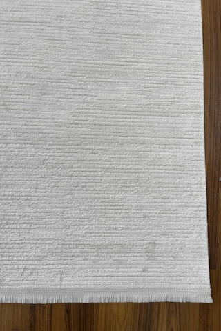 %100 Akrilik Yün Halı 4m2 Ve 6m2 Ebatlarında Modern Yumuşak Dokulu Salon Oturma Odası Mutfak Halısı Antialerjik Krem 02444krem