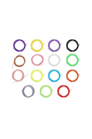 10 Farklı Karışık Renk Pla Filament - 3m
