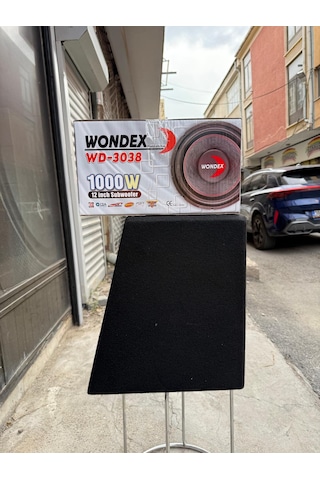Wd-3038 L Port Mini Kare Kabinli 30 Cm Subwoofer Bas 1000wat 350w Rms Bufır