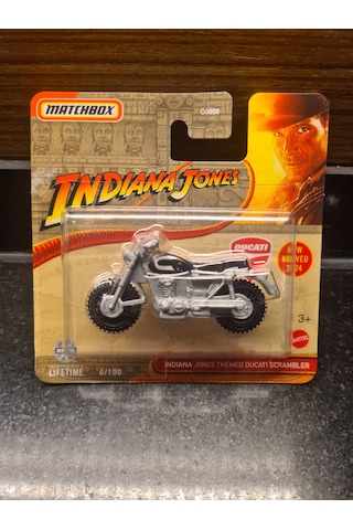 Matchbox 1/64 Ducati Scrambler Indiana Jones Özel Seri