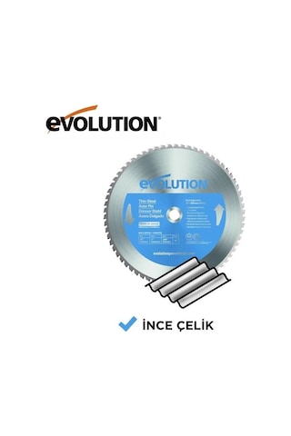 Evolution T355tct-90cs İnce Çelik Daire Testere Bıçağı, 355mm