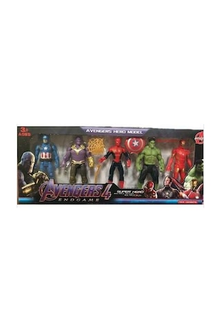 Avengers Yenilmezler Oyuncak Süper Kahramanlar 5 Li Set