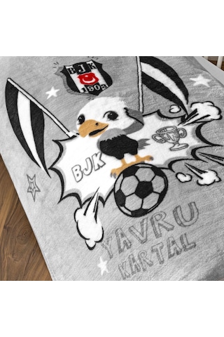 Lisanslı Beşiktaş Klasik Baby Bebek Battaniye 000000001500218710 Çok Renkli