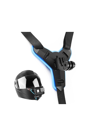 Comse Aksiyon Kamera Çene Altı Kask Bağlantı Aparatı Go Pro Motorsiklet