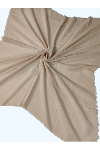 Enba Flamlı Yazma %100 Pamuk Nefes Alan Doğal Kumaş BEj