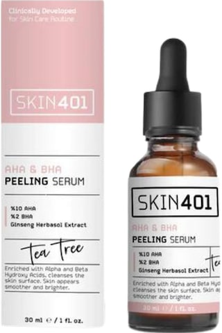 Skin401 Aha-Bha Canlandırıcı ve Cilt Tonu Eşitleyici Yüz Peeling Serum 30 ML