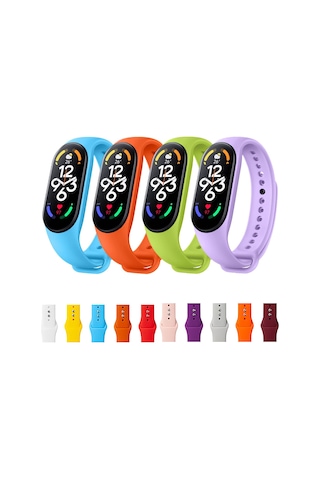 NovStrap Xiaomi Mi Band 7 Kordon 1-1 Tam Uyumlu Mi Band 7 için Ür