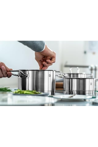 Zwilling Twin Pro 18/10 Paslanmaz Çelik, 5 Parça Tencere Seti Diğer