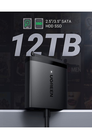 Ugreen Usb 3.0 To Sata Hard Disk Dönüştürücü Adaptör, 60561