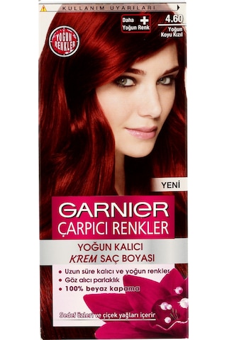 GARNİER ÇARPICI RENKLER SAÇ BOYASI 4.60 YOĞUN KOYU KIZIL
