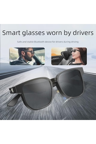"gs09 Akıllı Bluetooth Güneş Gözlüğü: Sürüş, Müzik, Aramalar Ve Navigasyon İçin Otomatik Geçiş Gözlükleri"