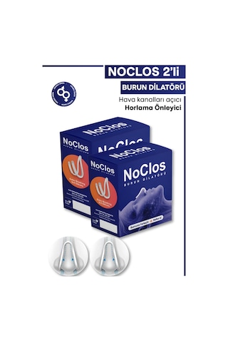 Noclos Nefes Açmayı Destekleyen Burun Dilatörü 2'li