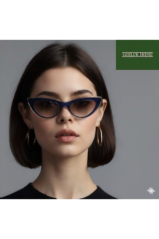 Morlin Bron Mbs S1076 04 53-18-145 Kadın Güneş Gözlüğü Mavi
