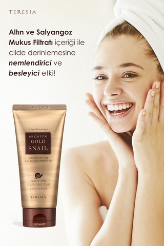 Akne Ve Gözenek Karşıtı Gold & Snail Özü Içeren Yüz Temizleme Köpüğü 150 Ml