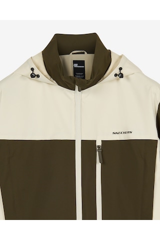 Skechers M Colorblock Fall Jacket Erkek Haki S2620044-0255