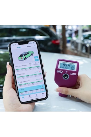 Linshang Ls237 Bluetooth'lu Şarjlı Boya Ölçüm Cihazı