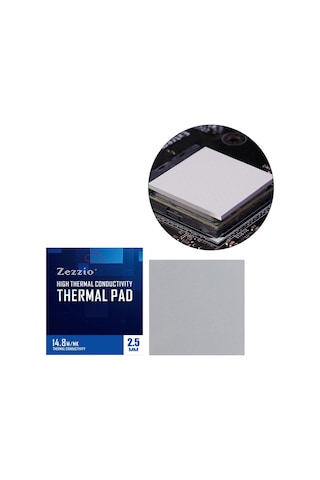 Dolıty Gpu/cpu Grafik Kartı Için Termal Ped 120x120mm Ssd 120x120x2.5mm