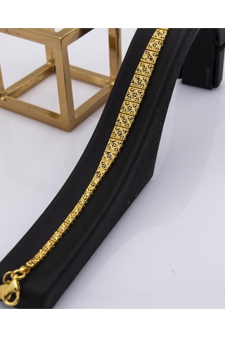 Latif Kuyumculuk 22 Ayar Altın Kalemli Tasarım Altın Bileklik B185951 Sarı Altın