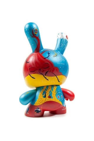 Kidrobot Good 4 Nothing 8 Dunny Bright Red/blue Figür 64 Colors Peluş Oyuncak Çok Renkli