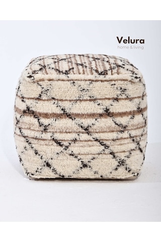 Azara Ivory - Puf Ekru