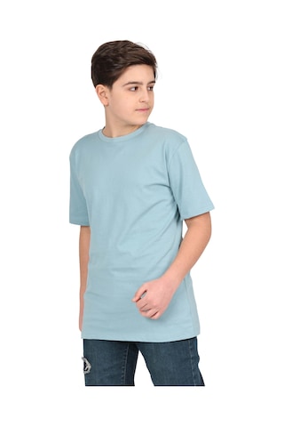 Erdem Kıds Erkek Çocuk Düz Baskısız Kısa Kol Basic Casual-okul T-shirt Mint Yeşili Mint Yeşili