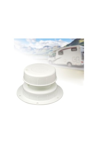 Suntek Genel Rv Kanal Havalandırma Kapağı Karavan Beyaz