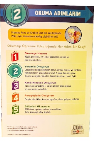 Dısney Okuma Adımlarım - 2. Adım - Karlar Ülkesi - İki Kız Kardeşin Hikayesi