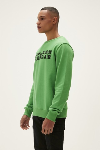 Bad Bear Counter Crewneck Erkek Sweatshirt Yeşil
