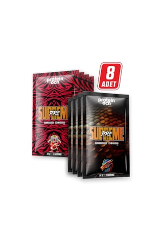 Preworkout Supreme - Karma Kutu - 8 Tek Kullanımlık Saşe Karışık