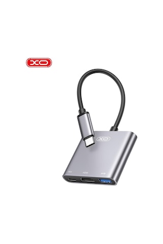 Hub011 Type-c 3 İn 1 Çoklayıcı Usb 3.0 Pd 100w Şarj 4k Hdmı Görüntü Aktarım Docking Station