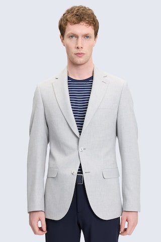 Hatemoğlu Gri Slim Fit Mono Yaka Klasik Ceket