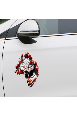 Su Geçirmez Araba Çıkartmaları Çok Renkli