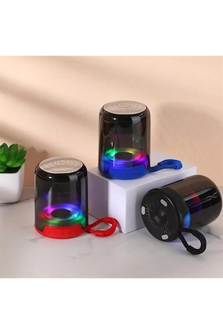T&g Tg314 Usb/sd/fm/bluetooth Destekli Taşınabilir Rgb Işıklı Wireless Hoparlör