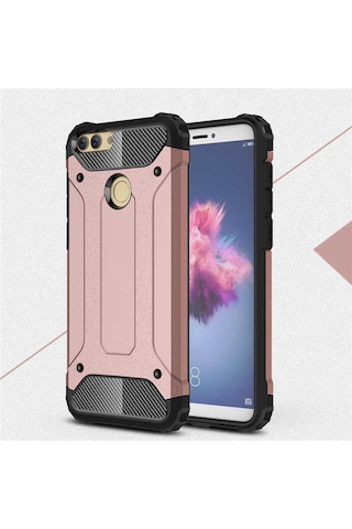Huawei P Smart 2018 (FIG-LX1) - Kilif Darbe Önleyici Zirh Tank Kapak