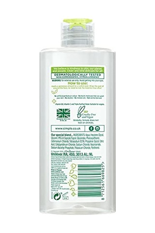 Simple Micellar Makyaj Temizleme Suyu 200ml