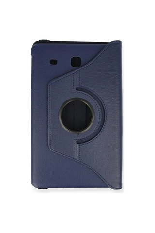 Mmb-trade Samsung Uyumlu Galaxy T560 Tab E 9.7 Kılıf 360 Tablet Deri Kılıf - Lacivert Mmbz
