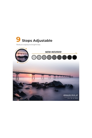 K&f Concept 77 MM ND8-2000 Nano-X Varıable MRC ND Filtre