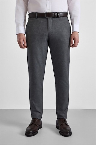 Süvari Antrasit Slim Düz İnterlok Yarım Lastikli Rüzgar Geçirmez Jogger Pantolon Pn2020500744-s08