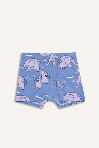 Defacto Hayvan Baskılı Penye 5li Boxer Erkek Çocuk H1625a826smgn1106 Yeşil-gn1106