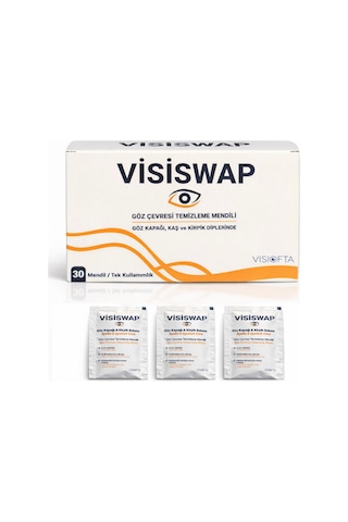 Visiswap Göz Çevresi Temizleme Mendili