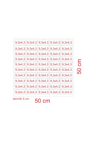 Eğimli 50 Araçlık Eskitme Siyah Hobi Araba Rafı