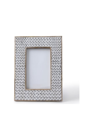 Yargıcı Çizgi Desenli Dikdörtgen Çerçeve 16x21 Cm 26knha1036m St