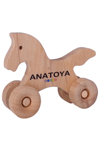 Ahşap İki Boyutlu Oyuncak At - Anatoya