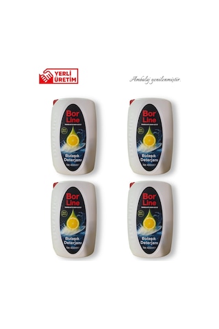 Sıvı Bulaşık Deterjanı 4000 Ml Limon 4 Adet