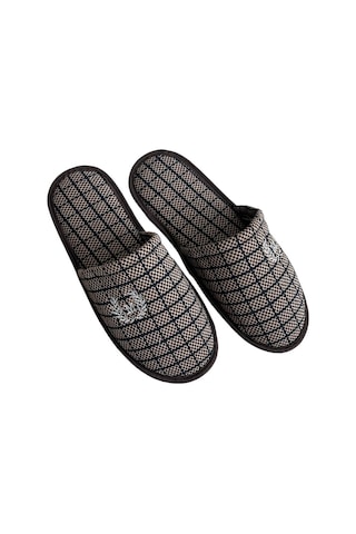 Kahverengi Kışlık Erkek Ev Terliği-kahverengi